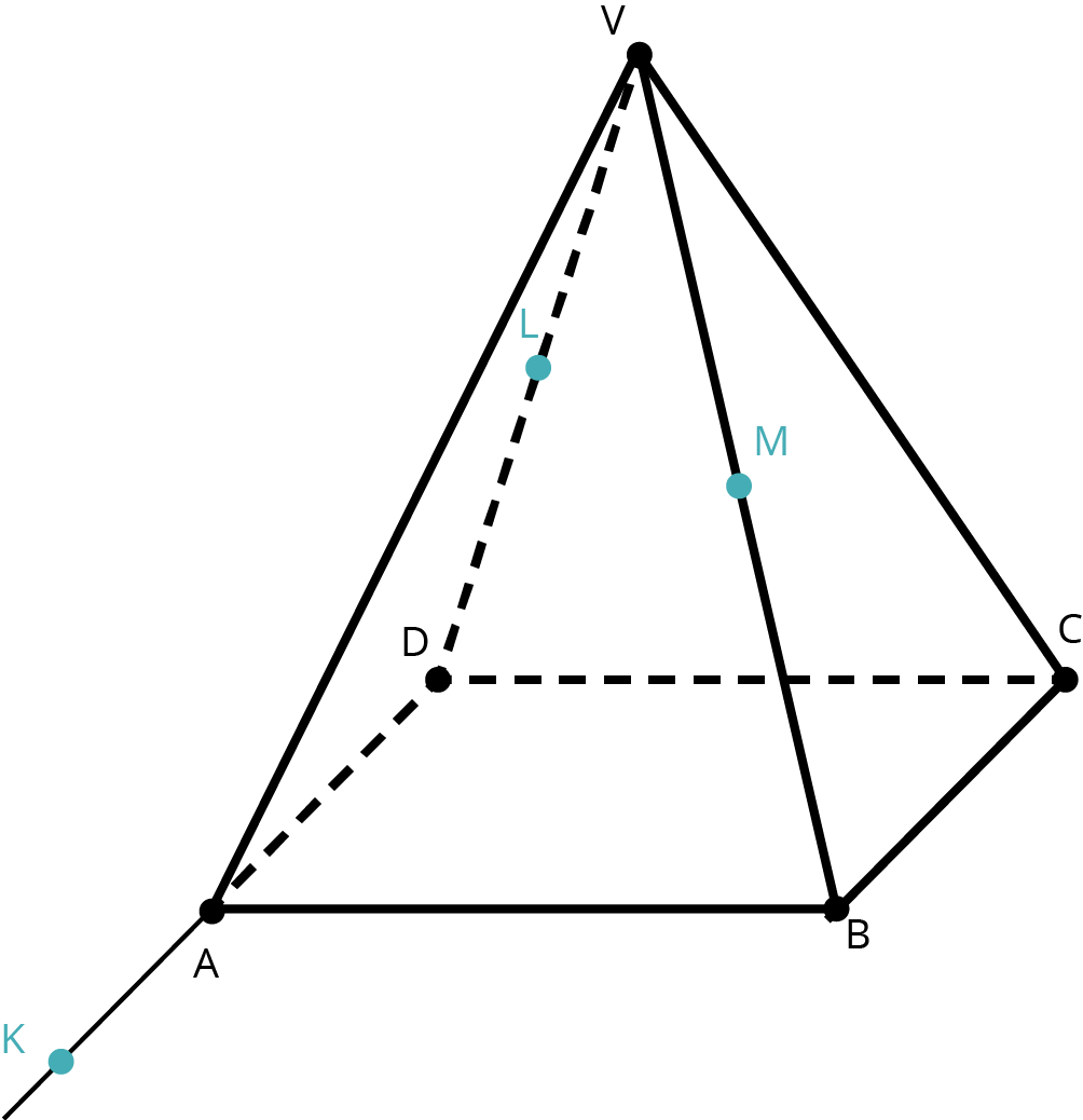 <p class="text" dir="auto">V pravidelnom štvorbokom ihlane ABCDV s bodmi K, L a M.    </p><figure class="d-block p-8 bg-gray-100 rounded-4 my-2"><div class="d-flex justify-content-center align-items-center"><a href="https://www.matikaprespoluziakov.sk/Priklady_obrazky/Stereometria/2_3_4_0.png" target="_blank"><div><figcaption style="color: black;"></figcaption></div></a></div></figure><p class="text" dir="auto">Zostroj rez rovinou CKL.</p>